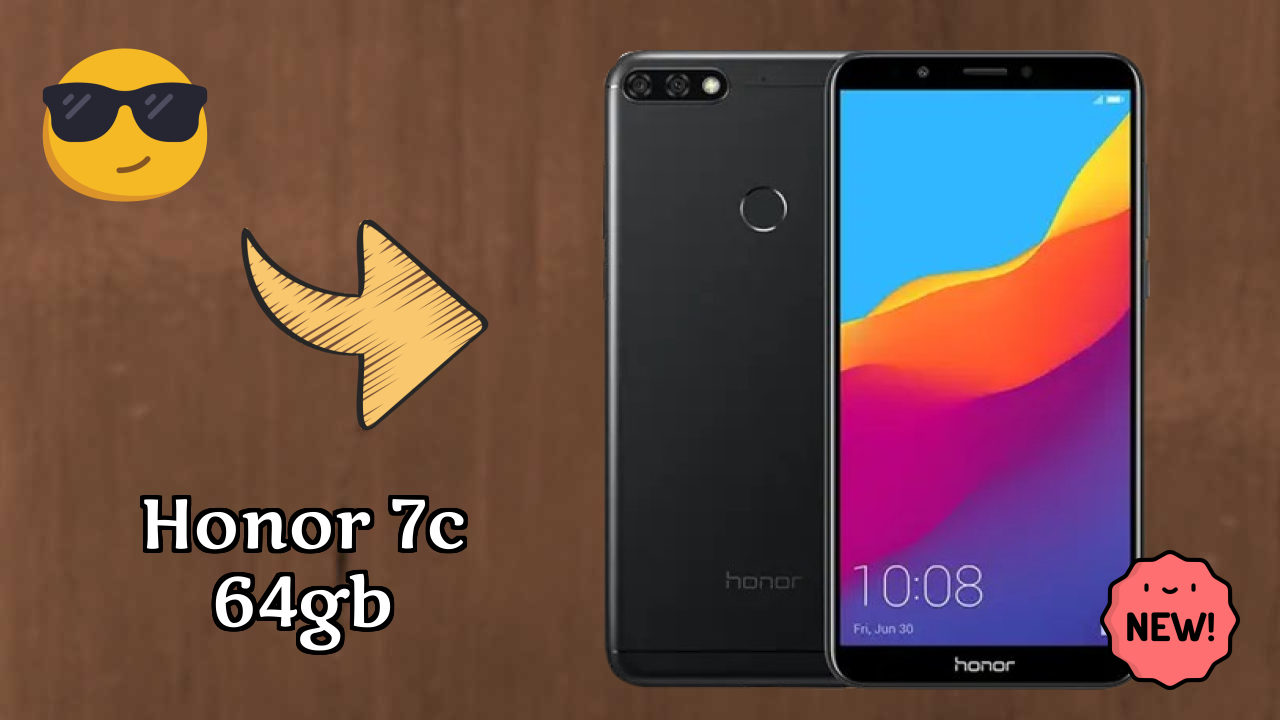 Honor 7C 64GB Display Technology: 5.99 Inches (15.21 Cm) Screen