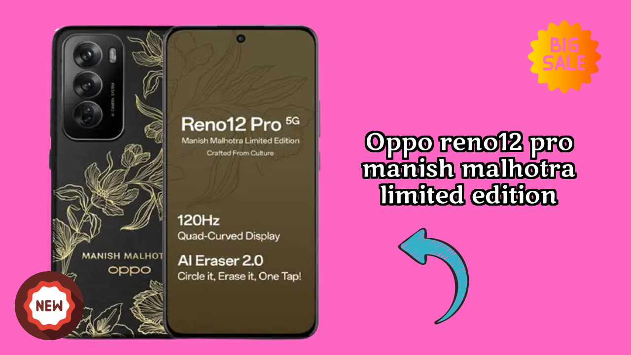 OPPO Reno12 Pro Manish Malhotra Limited Edition Camera Quality: 50 MP + 8 MP + 50 MP Rear Camera Photo Review