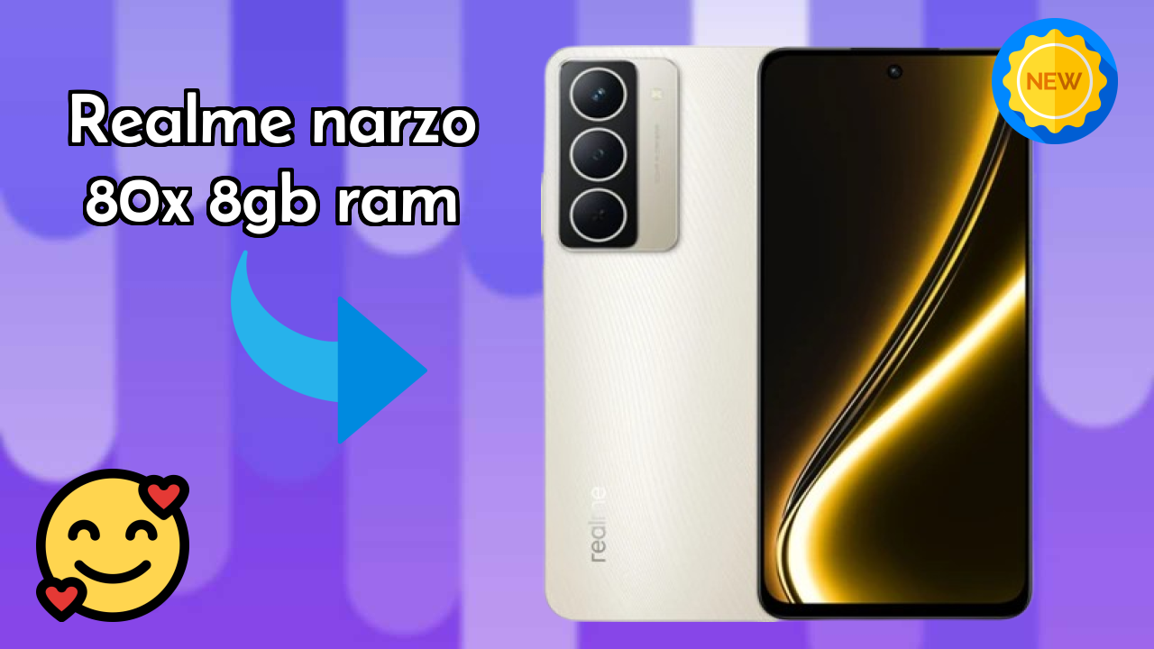 Realme Narzo 80X 8GB RAM Display Technology: IPS LCD Quality