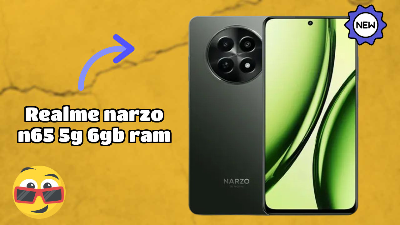 Realme Narzo N65 5G 6GB RAM Display Size: 6.67 Inches (16.94 Cm) Screen Test